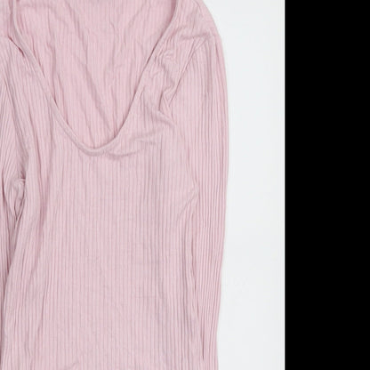 Womens UK Size 10 Topshop Pink Pullover Jumper