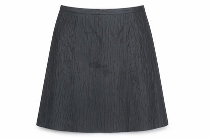Klass Womens Grey Polyester Flare Skirt Size 20 Zip
