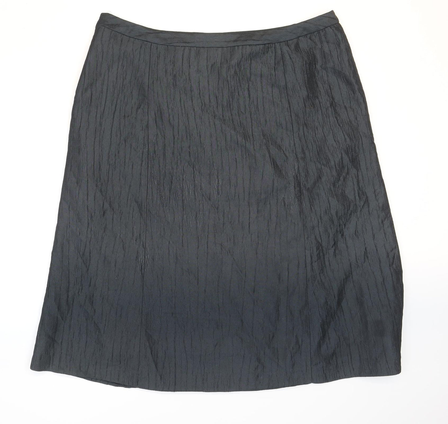 Klass Womens Grey Polyester Flare Skirt Size 20 Zip