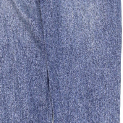 Gap Mens Blue Cotton Straight Jeans Size 28 in L27 in Regular Zip