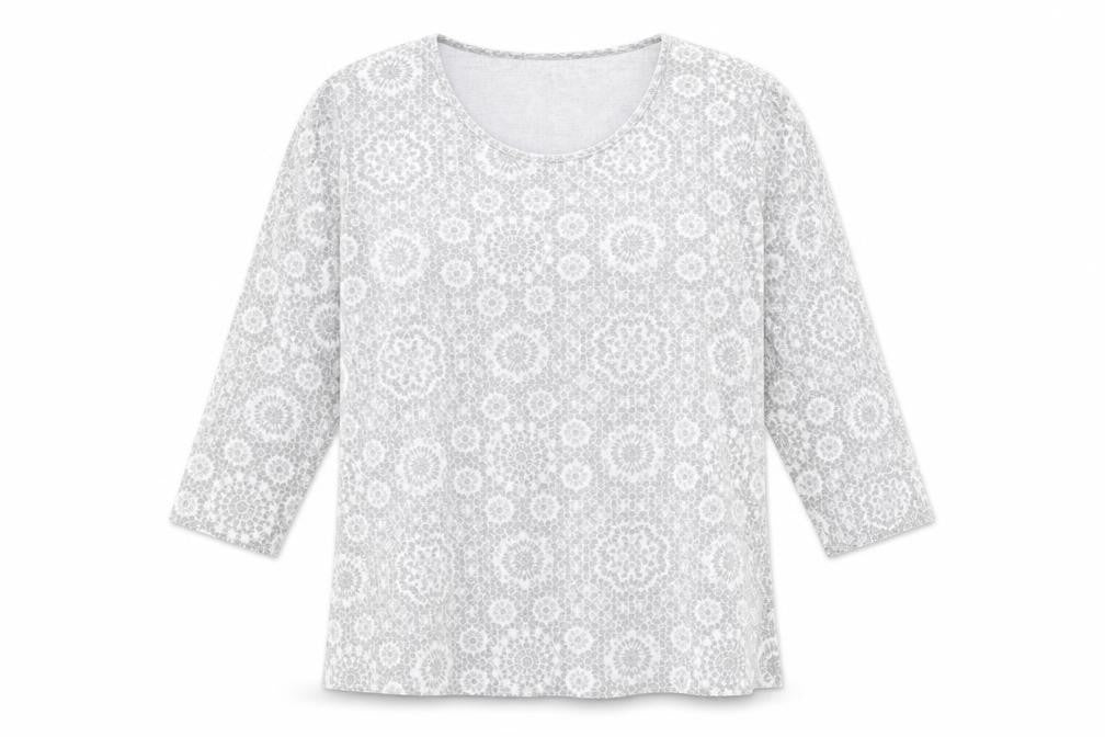 Womens UK Size M Cotswold Silver Basic Blouse