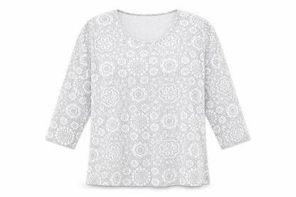 Womens UK Size M Cotswold Silver Basic Blouse