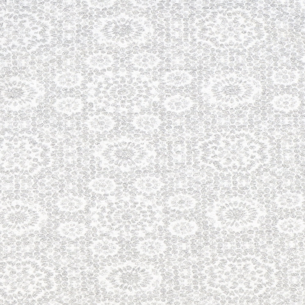 Cotswold Womens Silver Geometric Basic Blouse Size M Round Neck