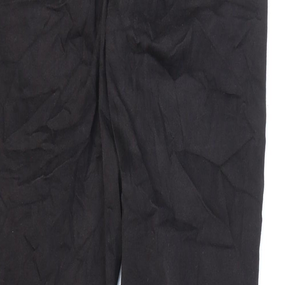 Mens UK Size  Papaya Regular Fit Skinny Black Jeans