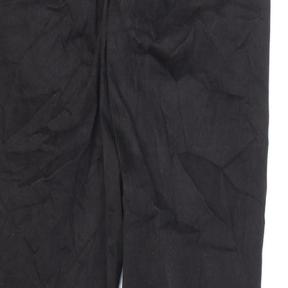 Mens UK Size  Papaya Regular Fit Skinny Black Jeans
