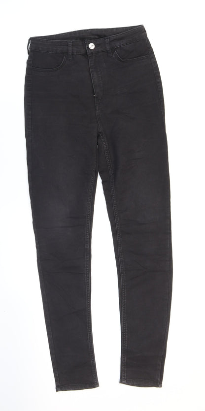 Womens UK Size 10 Divided Regular Fit Skinny Black Jeans