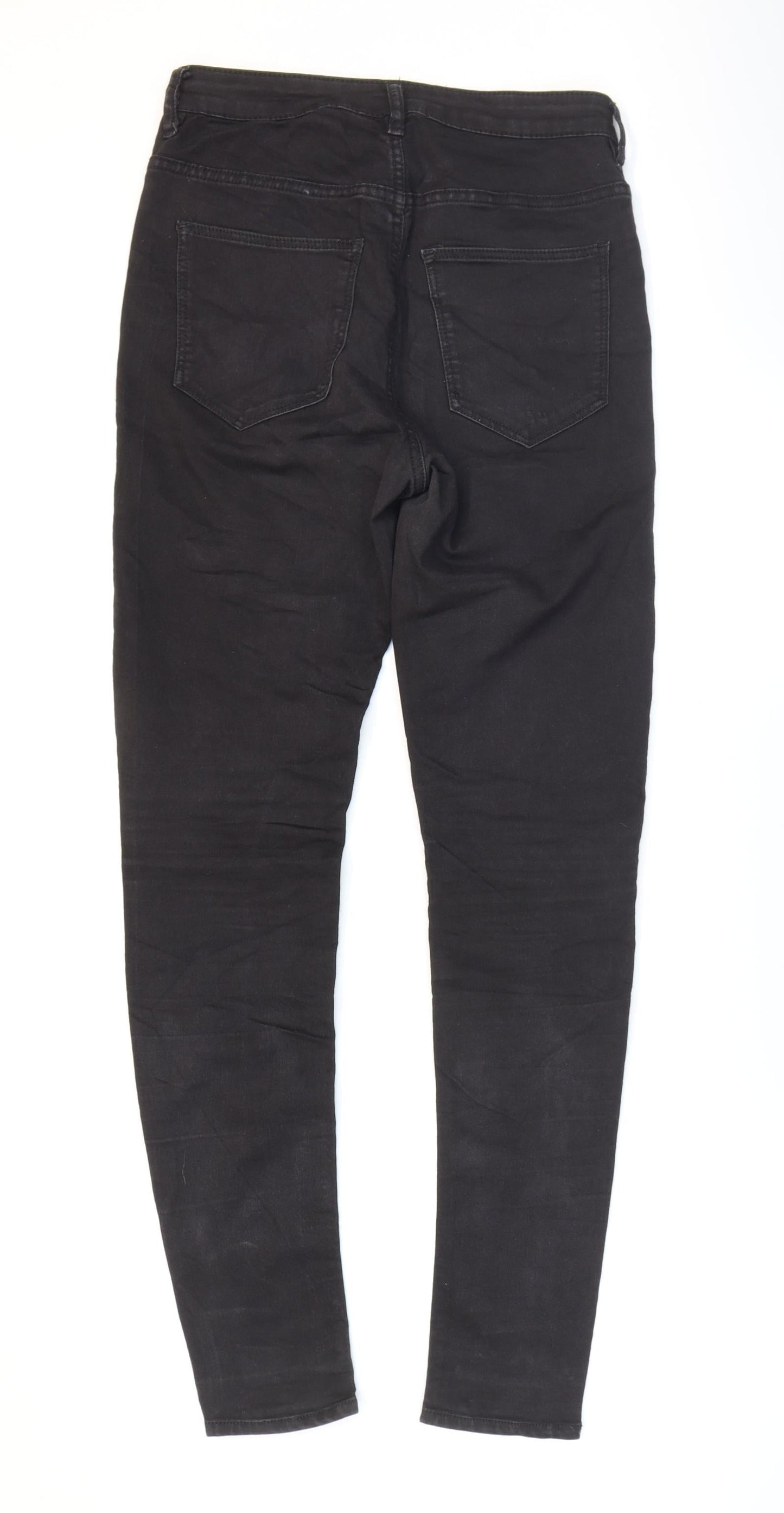 Womens UK Size 10 Divided Regular Fit Skinny Black Jeans
