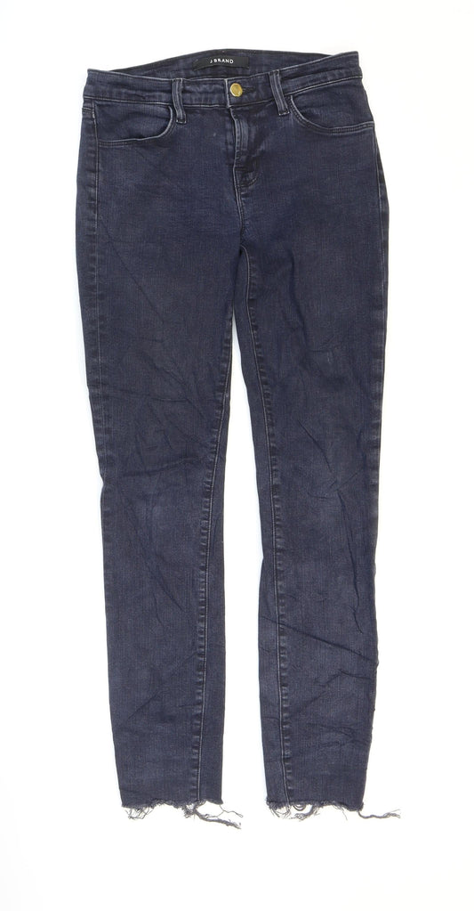 J Brand Mens Blue Cotton Skinny Jeans Size 26 L27 in Regular Zip