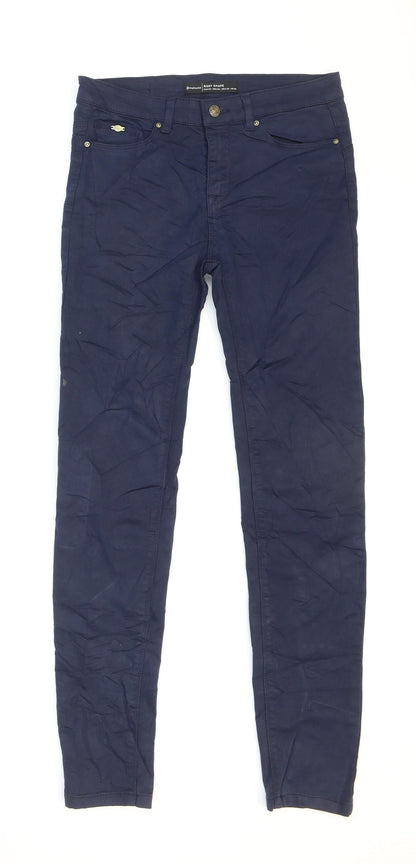 Womens UK Size 8 Stradivarius Regular Fit Skinny Blue Jeans