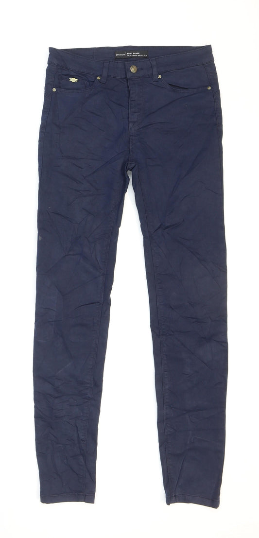 Womens UK Size 8 Stradivarius Regular Fit Skinny Blue Jeans