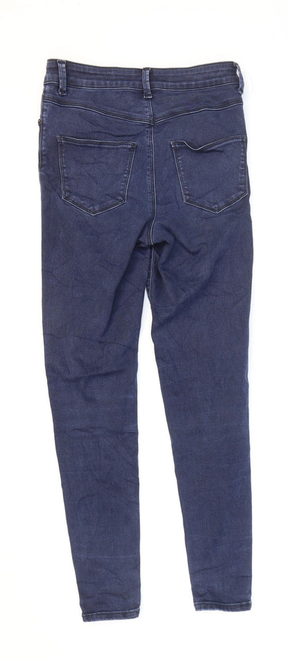 Womens UK Size 8 Marks and Spencer Regular Fit Jegging Blue Jeans