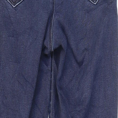 Womens UK Size 8 Marks and Spencer Regular Fit Jegging Blue Jeans