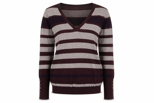 Womens UK Size 14 Papaya Multicoloured Pullover Jumper