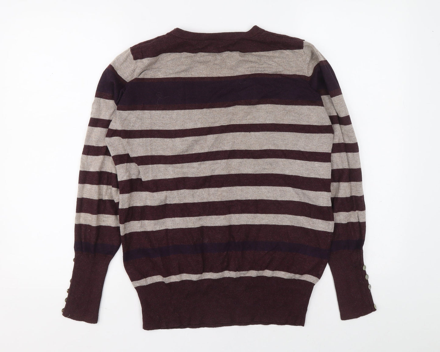 Womens UK Size 14 Papaya Multicoloured Pullover Jumper