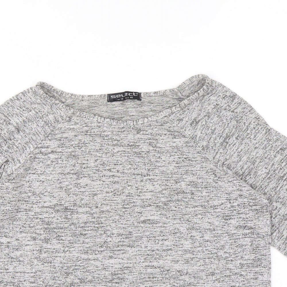 Womens UK Size 12 Select Grey Pullover Jumper