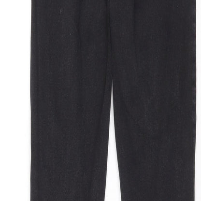 Denim & Co. Womens Black Cotton Skinny Jeans Size 10 L29 in Regular Zip