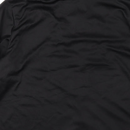 Mens UK Size M Christy's Dress Up Black  Button-Up Long Sleeve Casual Shirt