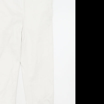 Womens UK Size 8 Marks and Spencer Regular Fit Skinny White Jeans