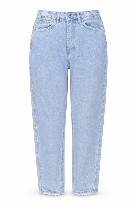 Womens UK Size 28 in Missguided Regular Fit Mom Blue Jeans