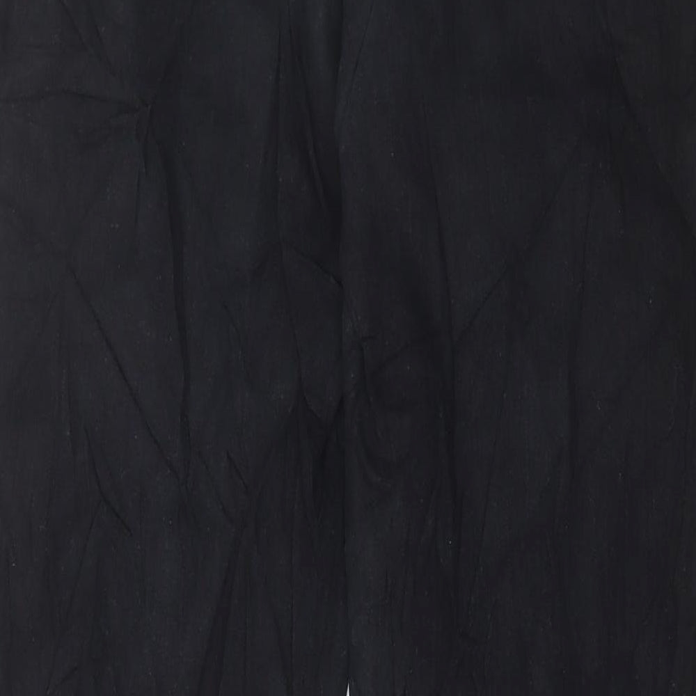NXD Womens Black Cotton Straight Jeans Size 6 L30 in Regular Button