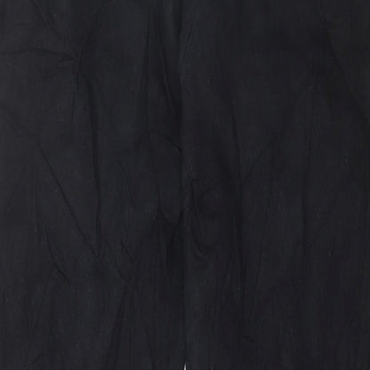 NXD Womens Black Cotton Straight Jeans Size 6 L30 in Regular Button