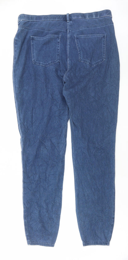 Womens UK Size 10 Marks and Spencer Regular Fit Jegging Blue Jeans