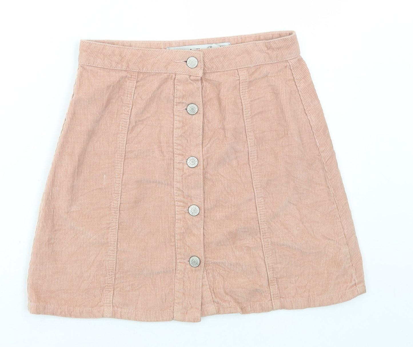 Womens UK Size 6 Denim & Co. Mini Corduroy Skirt