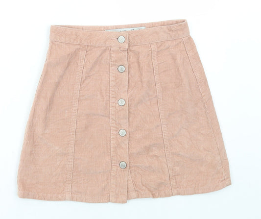 Womens UK Size 6 Denim & Co. Mini Corduroy Skirt