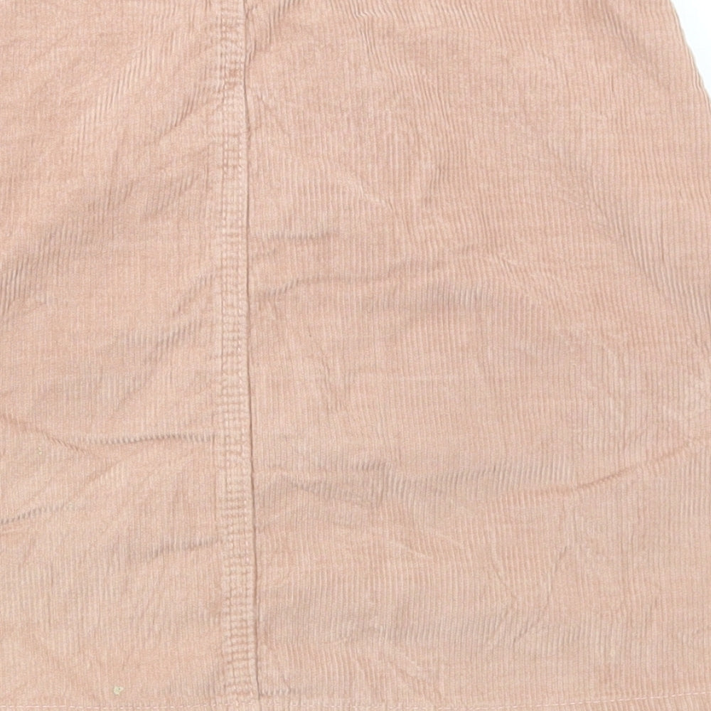 Womens UK Size 6 Denim & Co. Mini Corduroy Skirt
