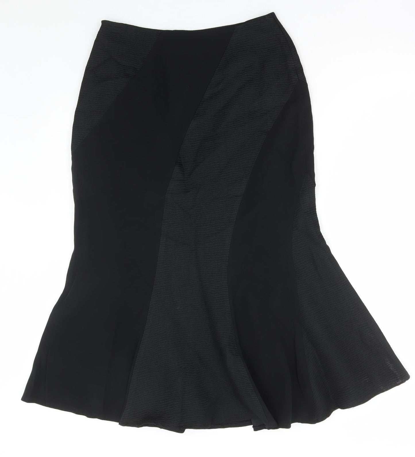 Alex & Co. Womens Black Acetate Straight & Pencil Skirt Size 10 Zip