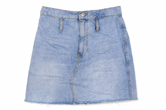 Womens UK Size S Bershka Mini Denim Skirt
