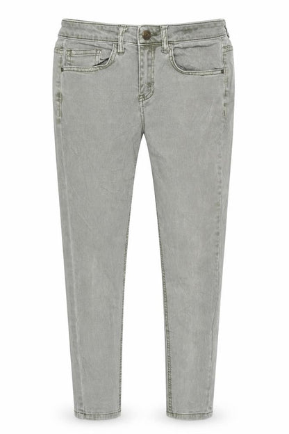 Womens UK Size 10 New Look Slim Fit Skinny Green Jeans
