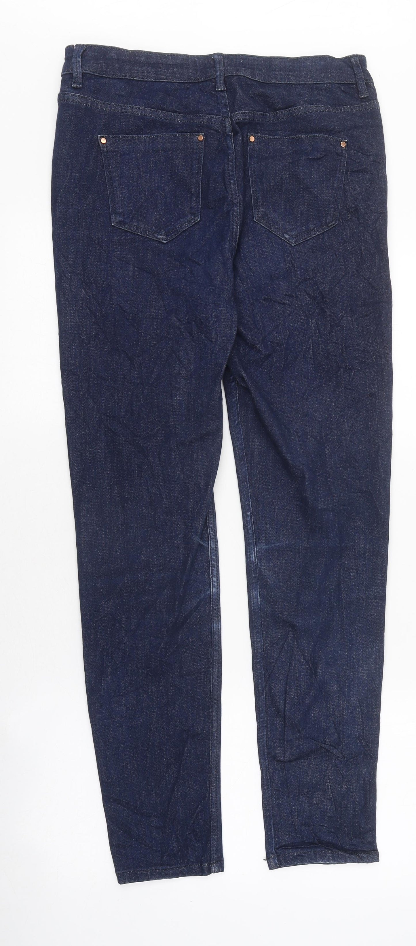 Womens UK Size 10 Marks and Spencer Slim Fit Skinny Blue Jeans