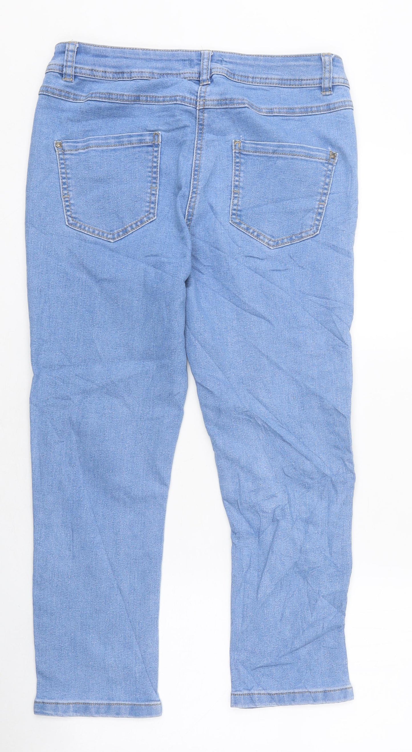 Womens UK Size 10 Spirit Regular Fit Skinny Blue Jeans