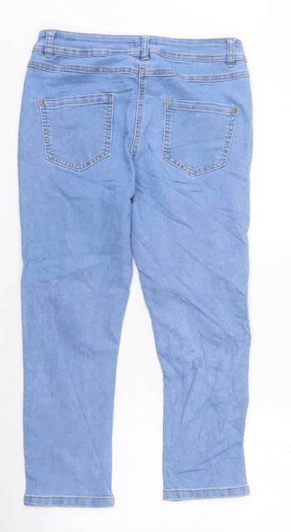 Womens UK Size 10 Spirit Regular Fit Skinny Blue Jeans