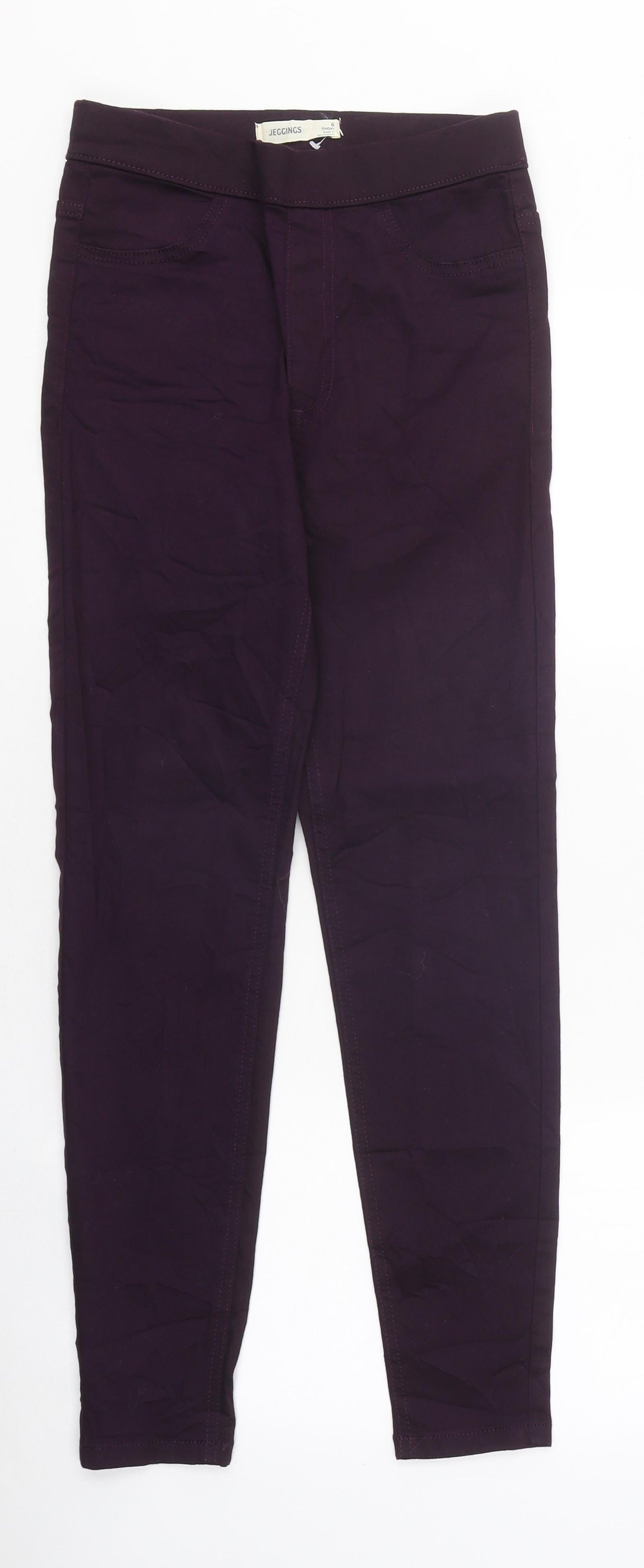Womens UK Size 6 Marks and Spencer Regular Fit Jegging Purple Jeans