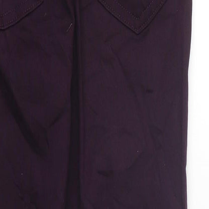 Womens UK Size 6 Marks and Spencer Regular Fit Jegging Purple Jeans