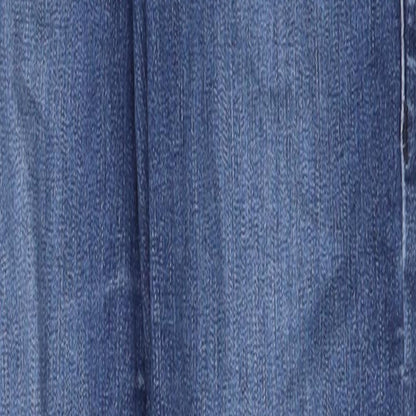 Topshop Womens Blue 100% Cotton Skinny Jeans Size 26 in L30 in Regular Zip