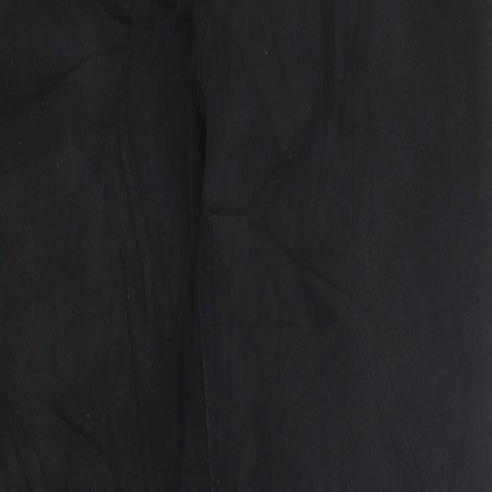 Uniqlo Womens Black 100% Cotton Skinny Jeans Size 28 in L34 in Regular Zip