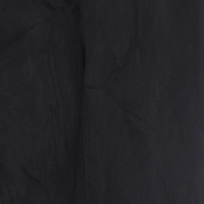 Uniqlo Womens Black 100% Cotton Skinny Jeans Size 28 in L34 in Regular Zip