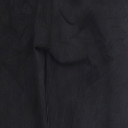 Uniqlo Womens Black 100% Cotton Skinny Jeans Size 28 in L34 in Regular Zip