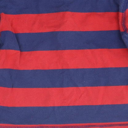 John Lewis Boys Multicoloured Striped Polyester Pullover Polo Size 4 Years Collared Button