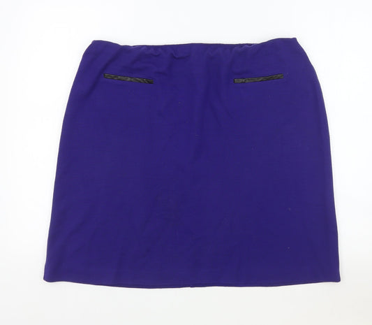 Womens UK Size 18 Roman Straight & Pencil Jersey Skirt