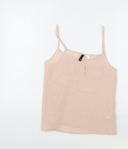 Womens UK Size 8 H&M Pink Camisole Tank