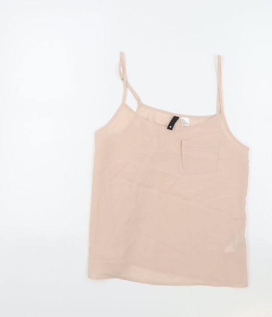 Womens UK Size 8 H&M Pink Camisole Tank