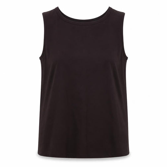 Womens UK Size 18 BHS Brown Basic Tank