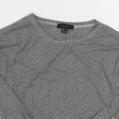 Womens UK Size 6 Atmopshere Black Basic T-Shirt