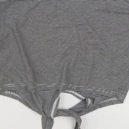 Womens UK Size 6 Atmopshere Black Basic T-Shirt