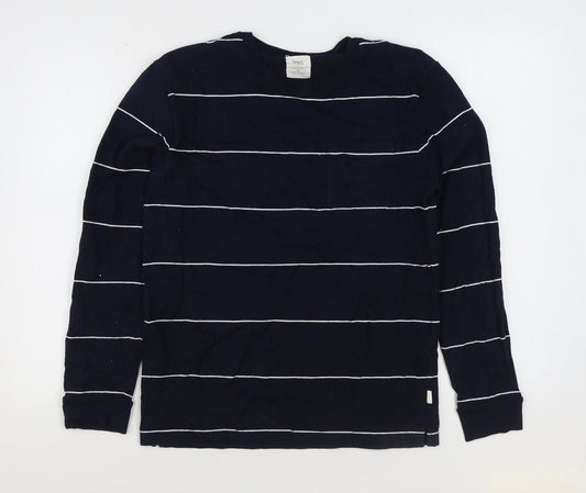 Mens UK Size S Marks and Spencer Blue Pullover Sweatshirt
