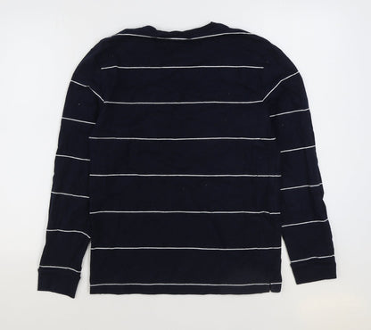 Mens UK Size S Marks and Spencer Blue Pullover Sweatshirt